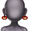 Earings pumpkin