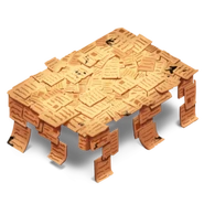 Paper Table 50 tokens House Item