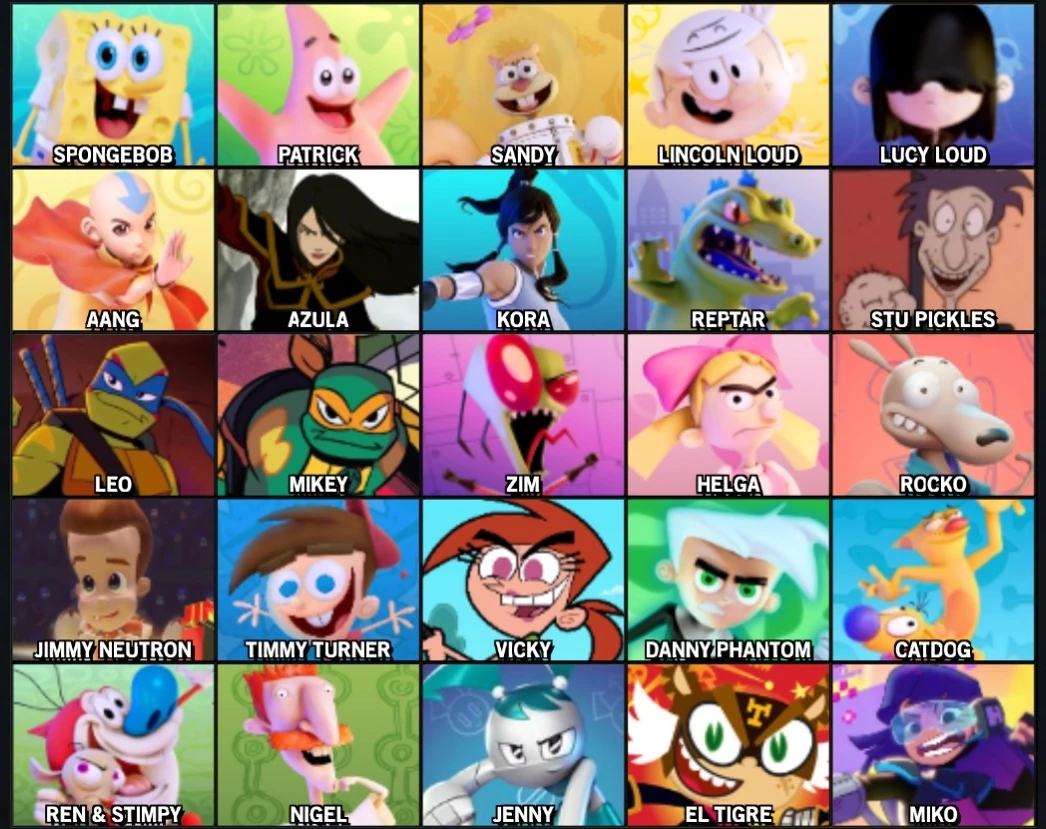 If I made Nickelodeon All Star Brawl (The first) Fandom