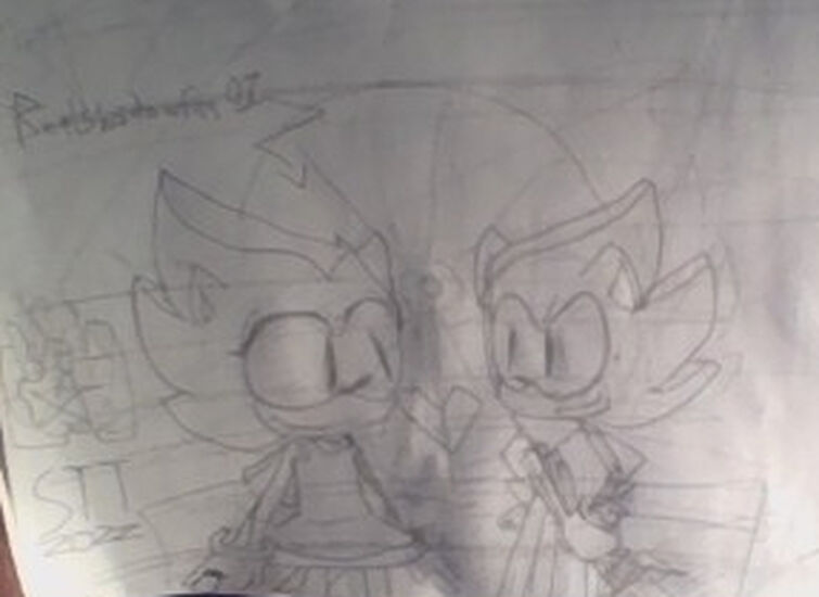hi since shadow's married to realshadowfan01 i drew this sketch | Fandom
