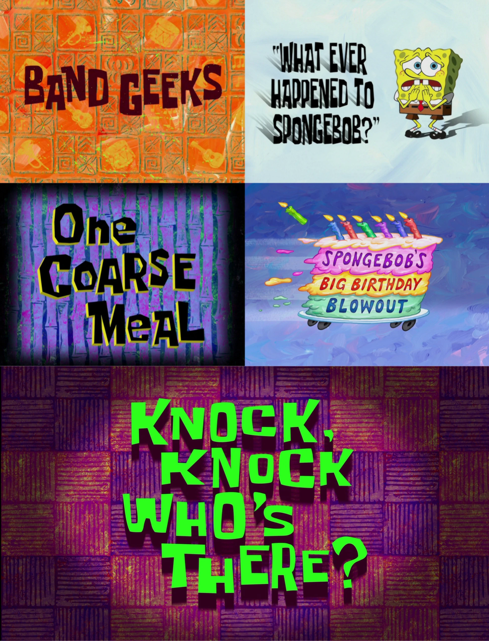 5 Episodes where SpongeBob was called Cheese Fandom