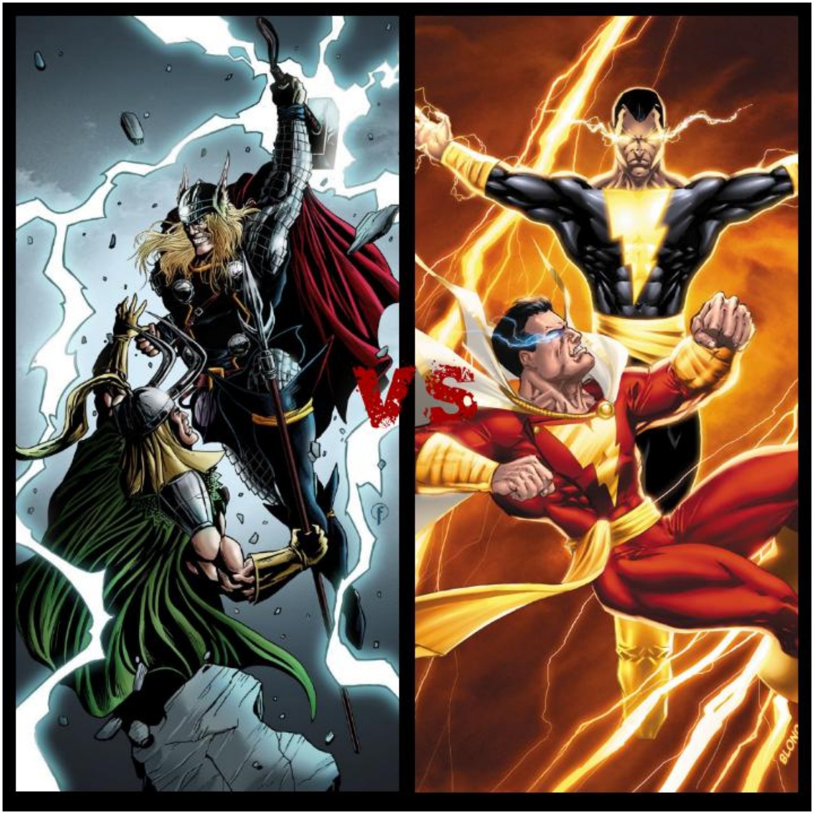 Thor And Loki Vs Shazam And Black Adam Fandom