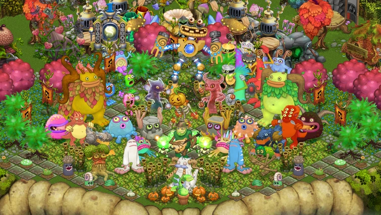 Name the monsters on My Plant island. | Fandom