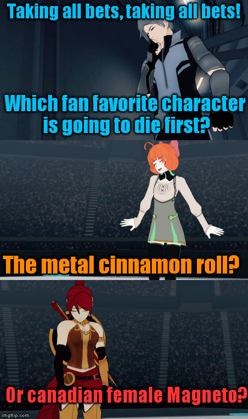 Regarding Pumpkin Pete S Basically Regarding Pyrrha Death Memes Yes I Am A Terrible Person Fandom