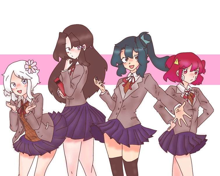 TMFxDDLC AU fanart !! Fandom