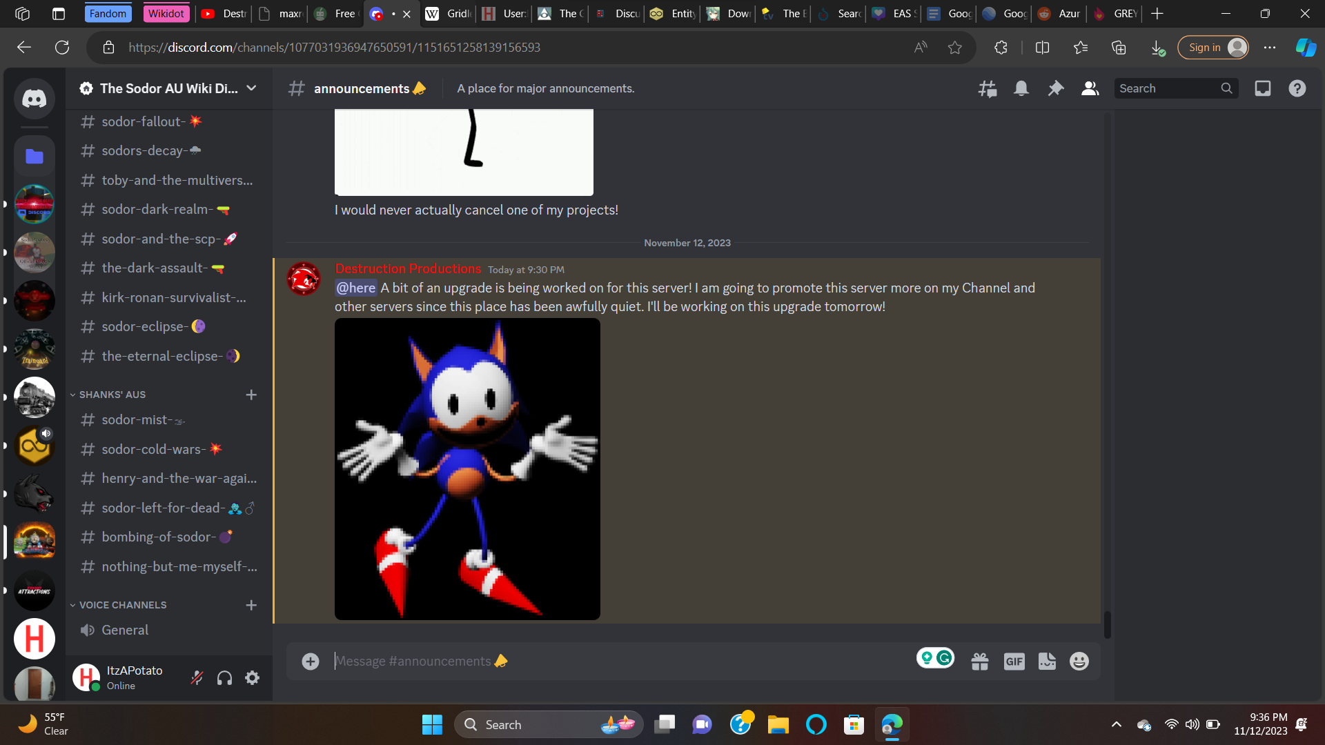 New discord update fandom