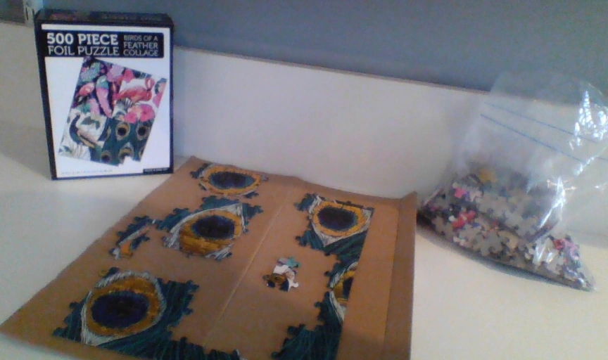 The journey to completing a 500 piece puzzle (Day 2) Fandom