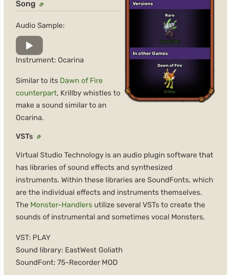 instruments that aren´t a monster!!!! | Fandom
