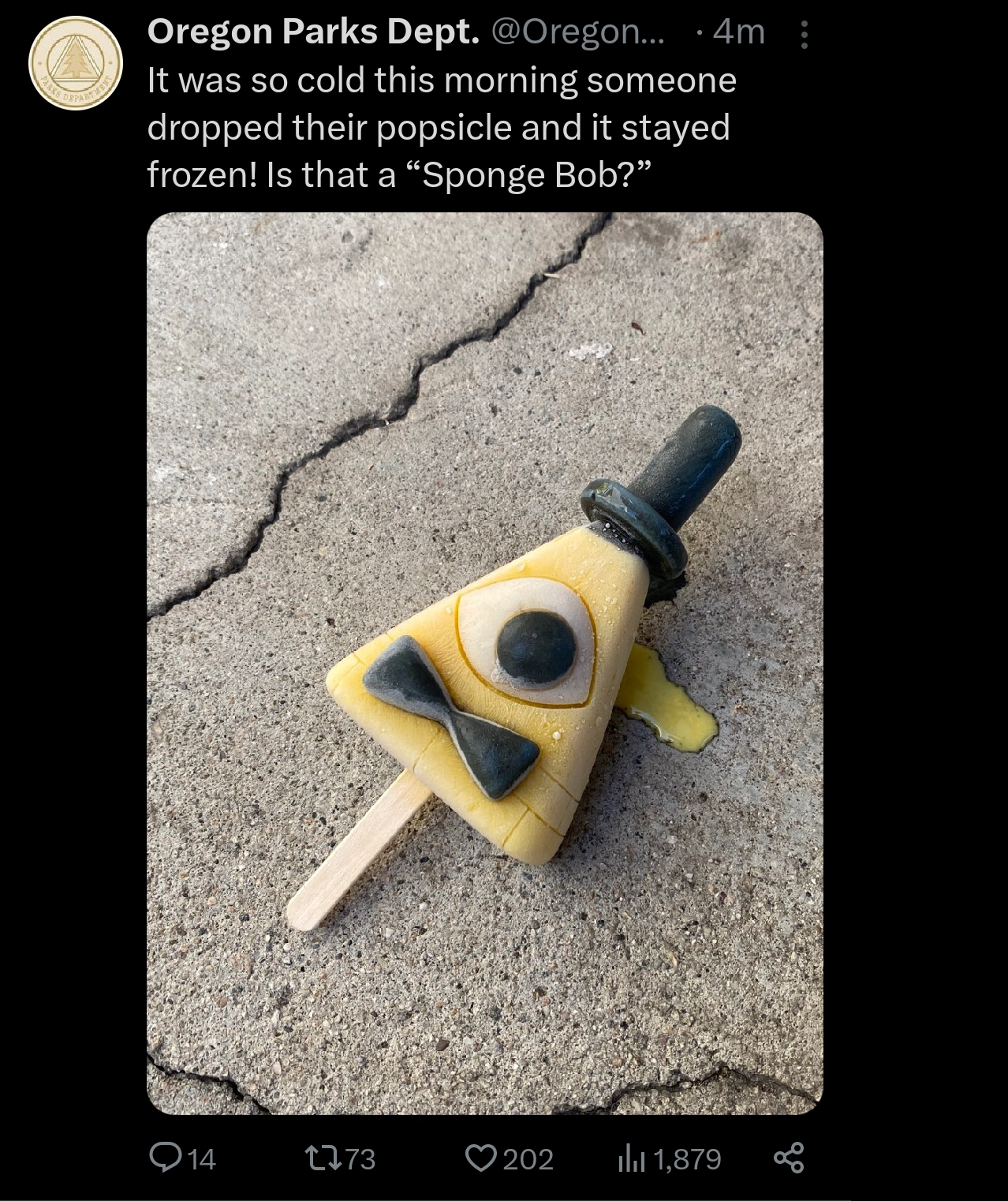 HE DROPPED A BILL CIPHER POPSICLE Fandom