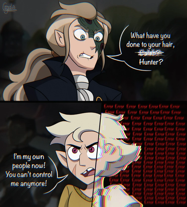 Belos reacts to ̶c̶̶a̶̶l̶̶e̶̶b̶'̶s̶ Hunter's new hairstyle Fandom