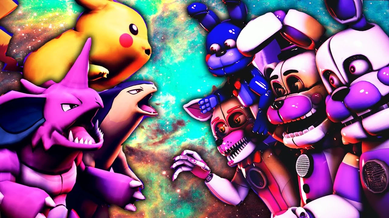 Фиве нигхт ат фредди. Файт найтс фредди. Аниматроники против пришельцев. Фнаф 1. Фнаф jrs.