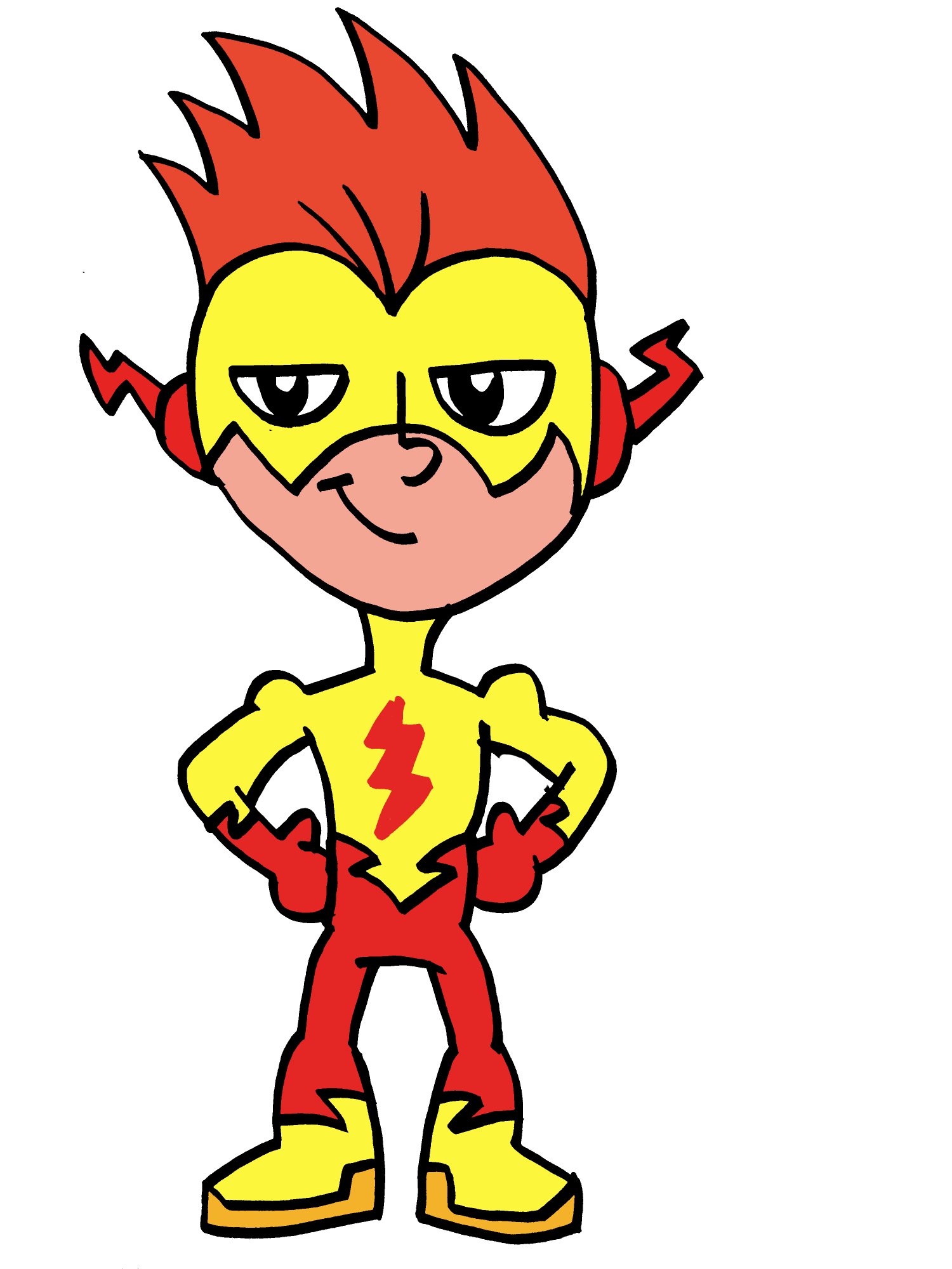 Kid Flash Symbol by laughingdaredevil on DeviantArt