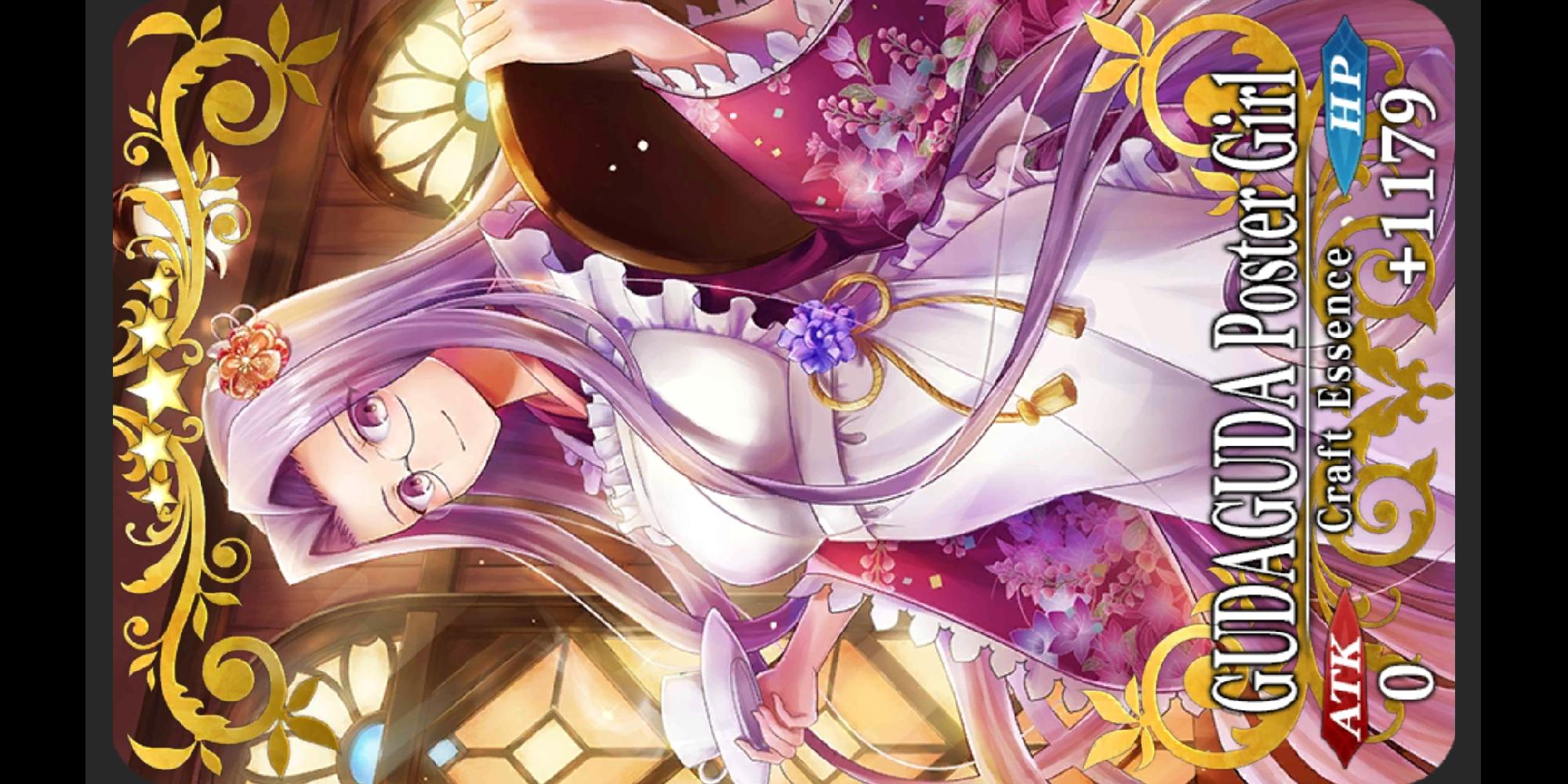 GUDAGUDA Poster Girl Medusa Craft Essence FGO Fate Grand Order Arcade Mint GUDAGUDA Poster Girl Medusa Craft Essence FGO Fate Grand Order Arcade Mint
