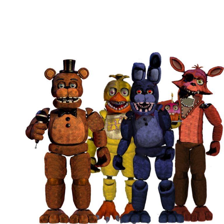 I always wondered, if the withered animatronics are supposed to be the same  as the classic ones, just more deteriorated, then why do they look so  different ? (especially Foxy and Freddy