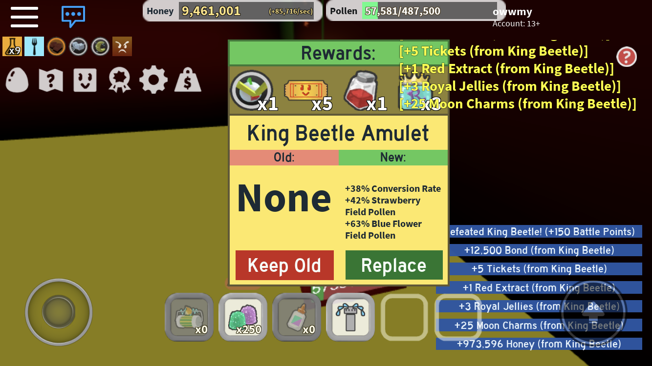 It S A One Out Of Seven Chance To Get The King Beetle Amulet And It Took Me All Seven Try S Fandom