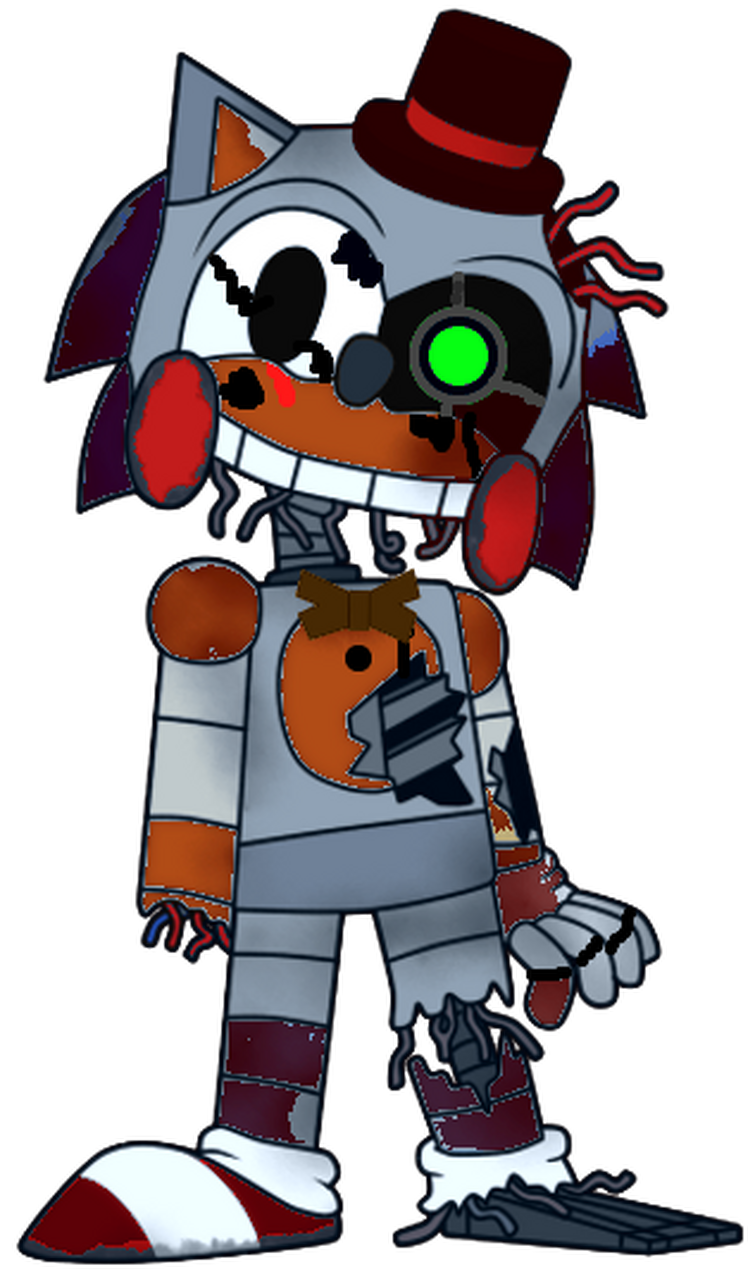 RandomFandom12 on X: Molten Freddy as a Sonic styled character, Bonus: My  7th Fnaf x Sonic the Hedgehog crossover picture (Also featuring Willy's  Wonderland)  / X