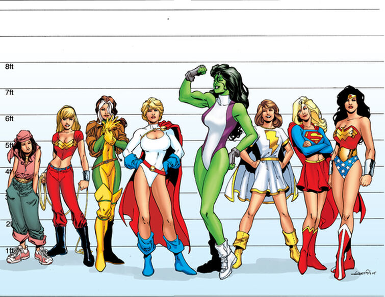 female superhero characters