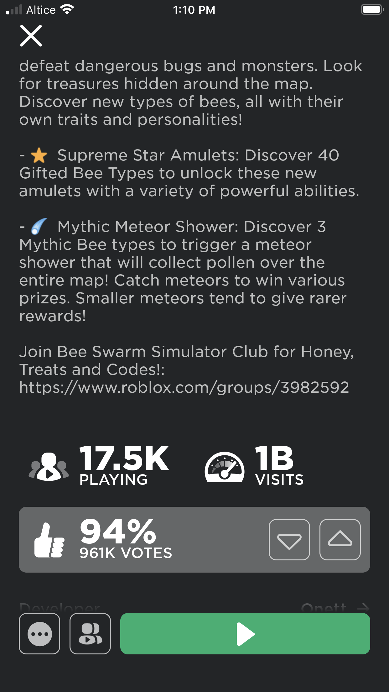 Roblox Bee Swarm Simulator Club