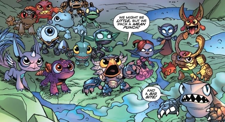 Que es el miniverso de Skylands? Que son los minis? Porque no salen de todos los skylander? 