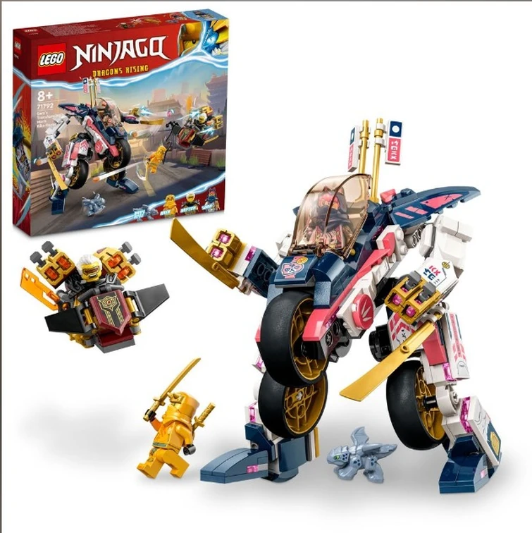 Ninjago Dragons Rising News 7 71792 Sora's Transforming Mech Bike