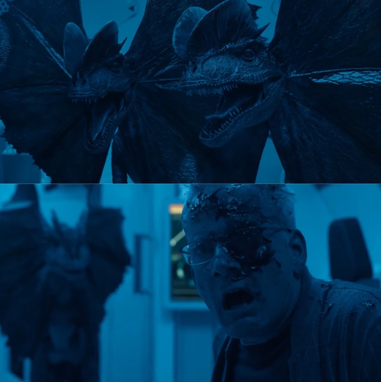 [Theory] One of the Dilophosaurus from JWD being the same individual ...
