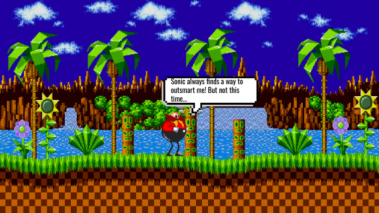 The Leaf Forest Zone - Sonic 1 backgrounds