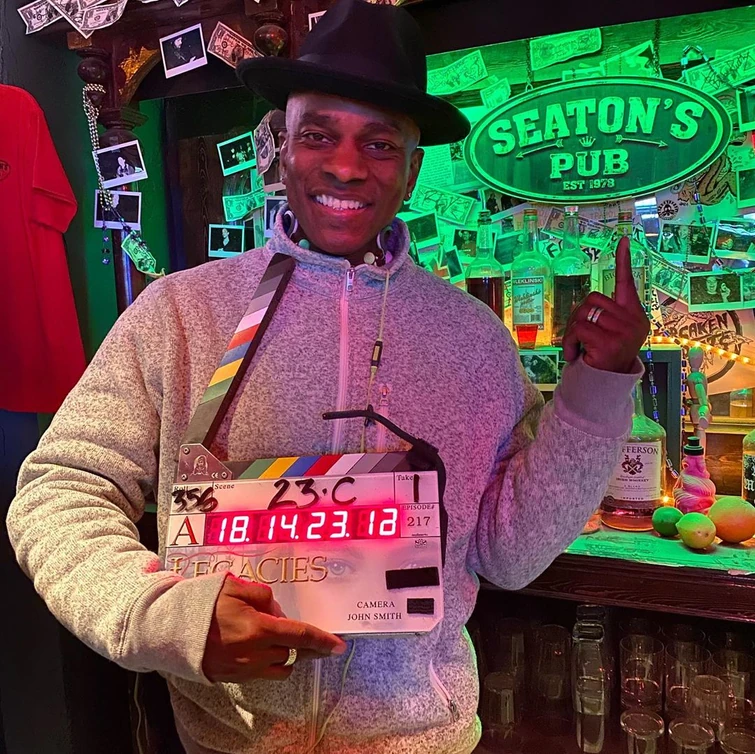 Eric Dean Seaton’s Instagram post: “What an epic #directorslife adventure @cwlegacies I signed the immortalized Mystic Falls Tours wall for now being part of the…”