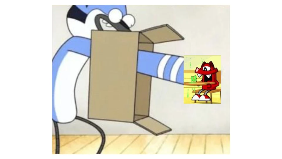 Mordecai punches PorousPockets2. Fandom