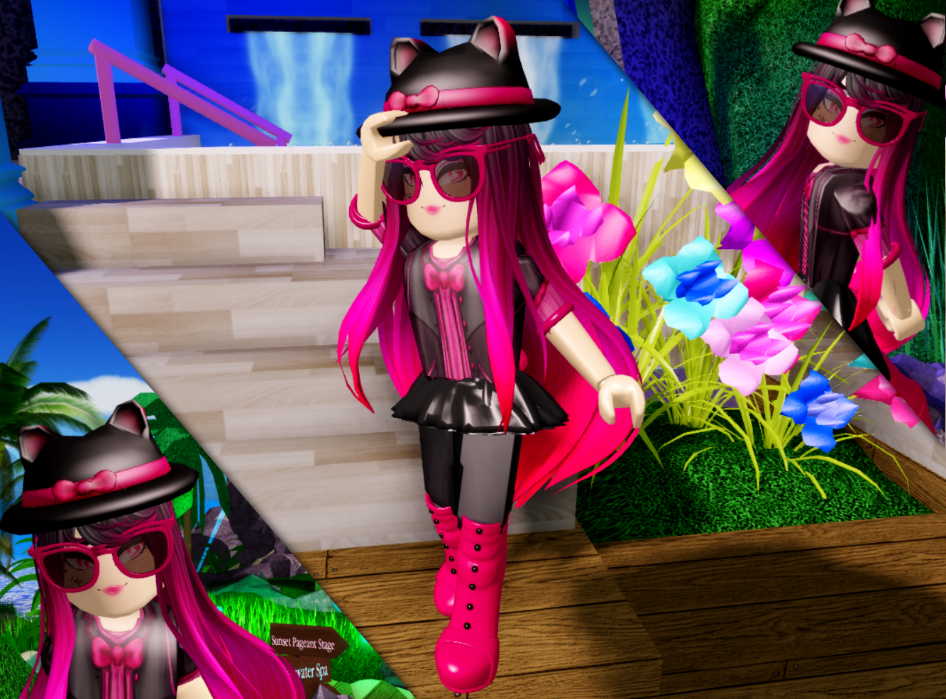 Outfit With Ugc Hat Drama Feline Fedora Fandom - roblox fedora outfits