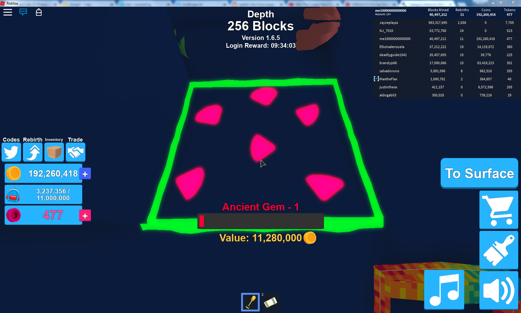 All Posts By Ll0me0ll Fandom - finding the most valuable gems in roblox mining simulator