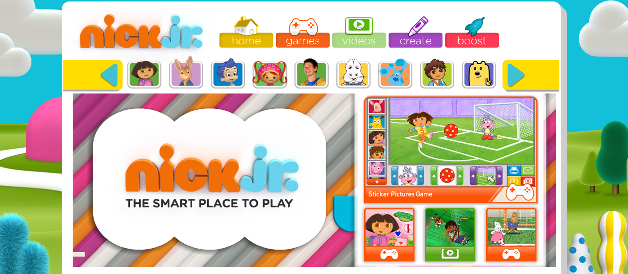 Nick Jr Games Nick Jr Online Sticker Pictures Game Review With Dora