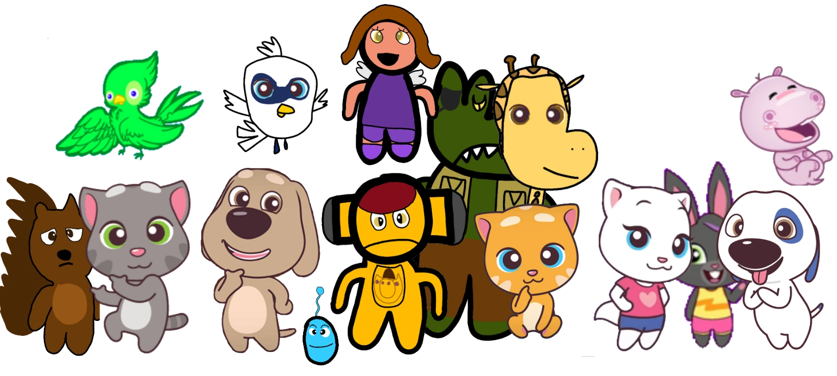 Becca & the defunct characters in Minis Style? Fandom