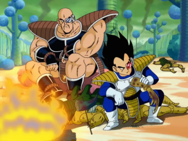 Why is Vegeta’s hair red in episode 6 of Dragon Ball Z? Fandom