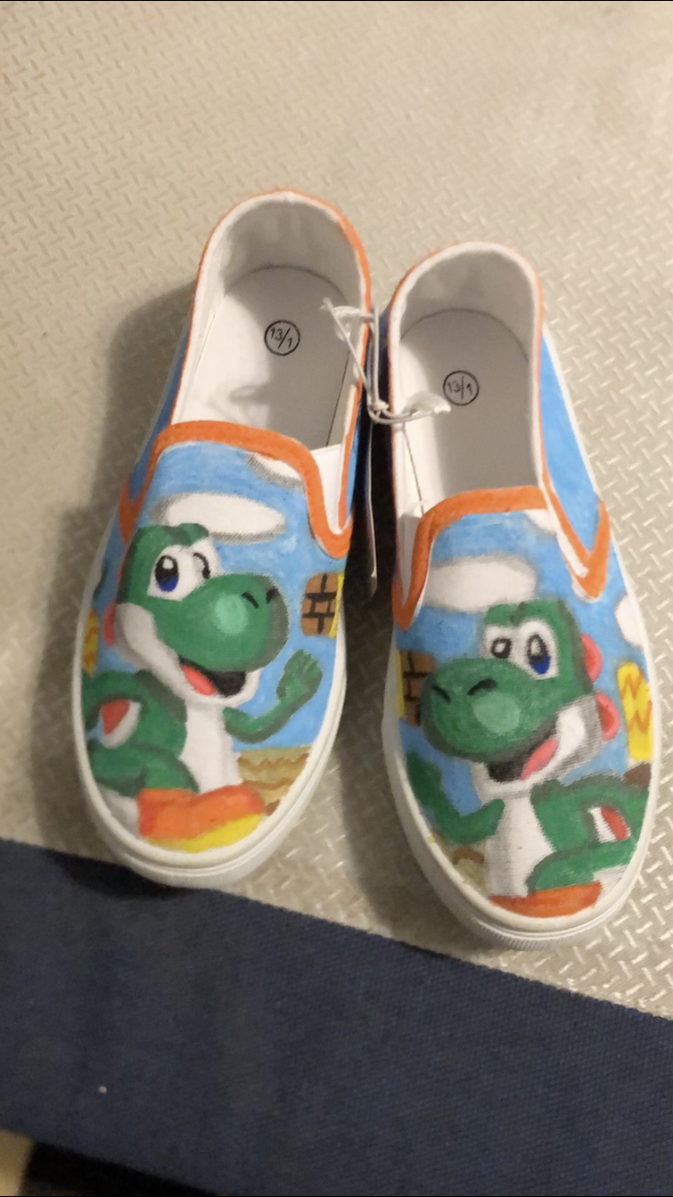 Custom Yoshi Shoes! | Fandom
