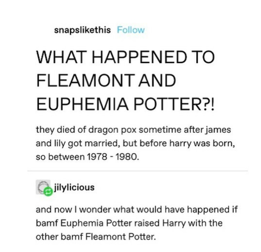 Euphemia and Fleamont Potter | Fandom