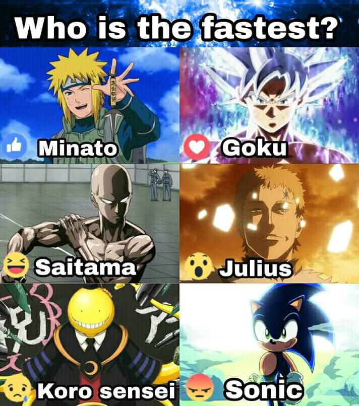 The Fastest Characters in One Punch Man