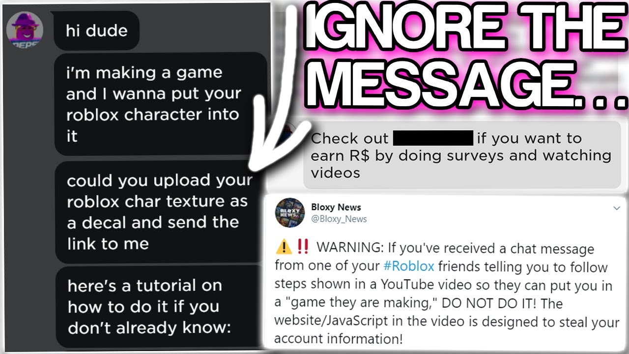 I Think One Of My Friends Got Hacked Fandom - what happens when i act like a roblox scam bot youtube