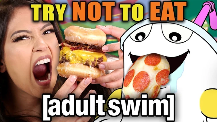 Try Not To Eat - Adult Swim (Pizza Ball, Luther Burger, Mingus Dew) | People Vs. Food