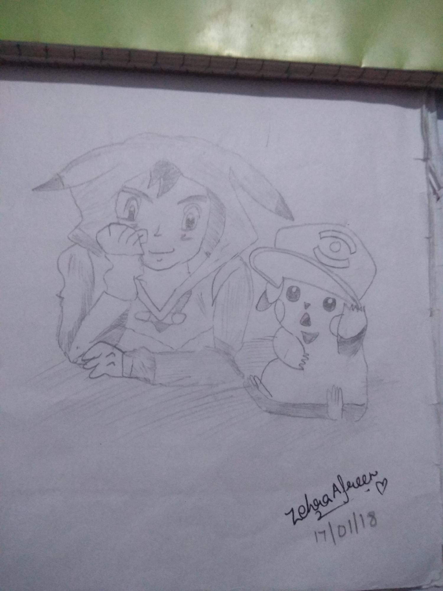 Pikachu Snivy Ash Ketchum Pokemon Black White Pokémon