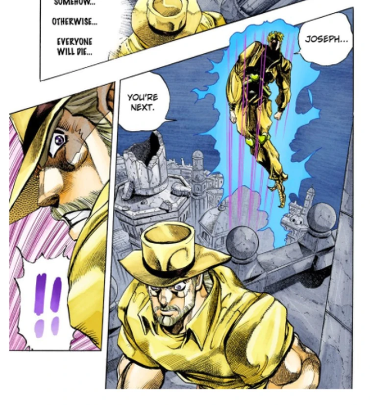 How many of you still think Jotaro and DIO cant fly lol? smh 