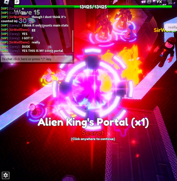 👑 Alien King Portal Drop (Reaction) [🐰UPD] Anime Adventures #alien #