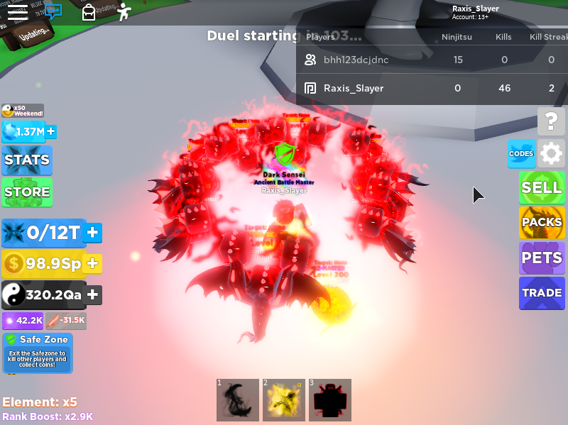 All Posts By Raxisslayer Fandom - roblox cheap ninja legends ultra beast and elemental pets