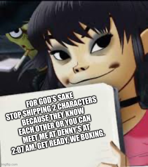 A Message From Gorillaz Noodle Fandom - roblox noodle character