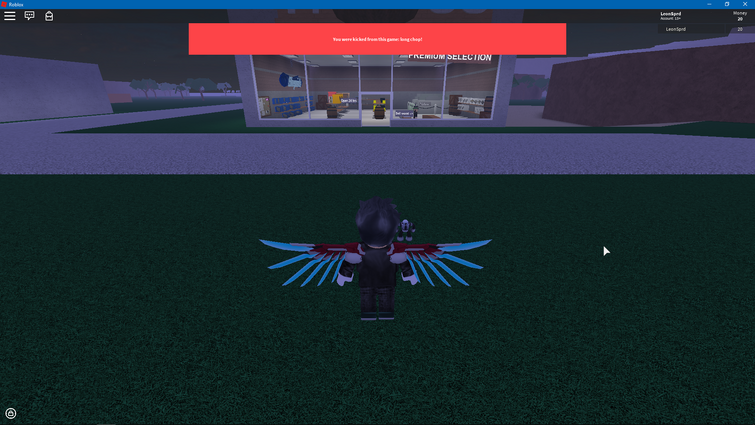I got kicked while playing a Roblox game and now I can't play any