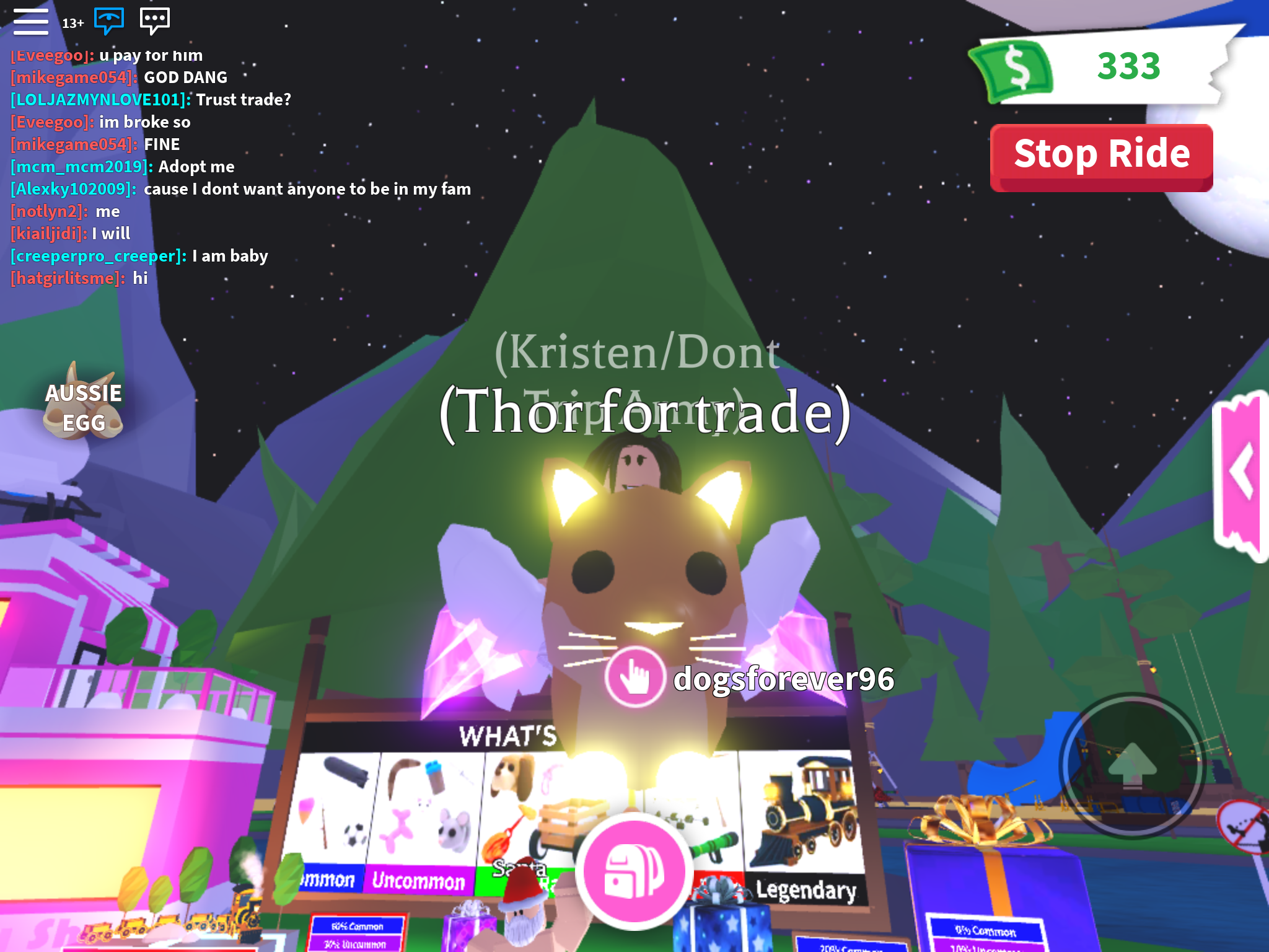 Roblox Adopt Me Trust Trade