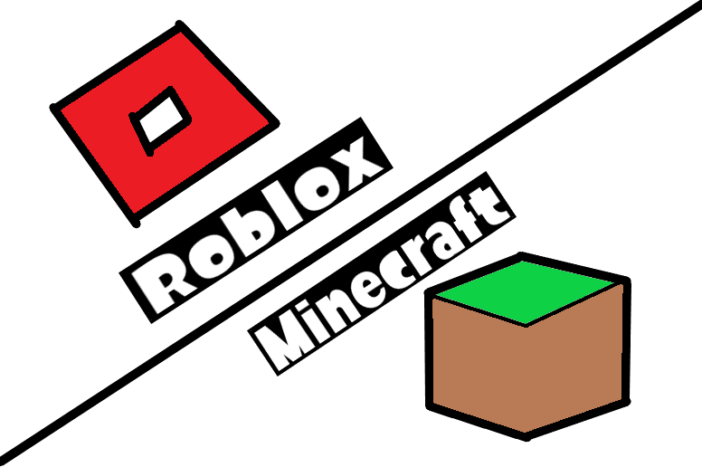 Artwork For The Roblox Vs Minecraft Splatfest Fandom - roblox text font generator