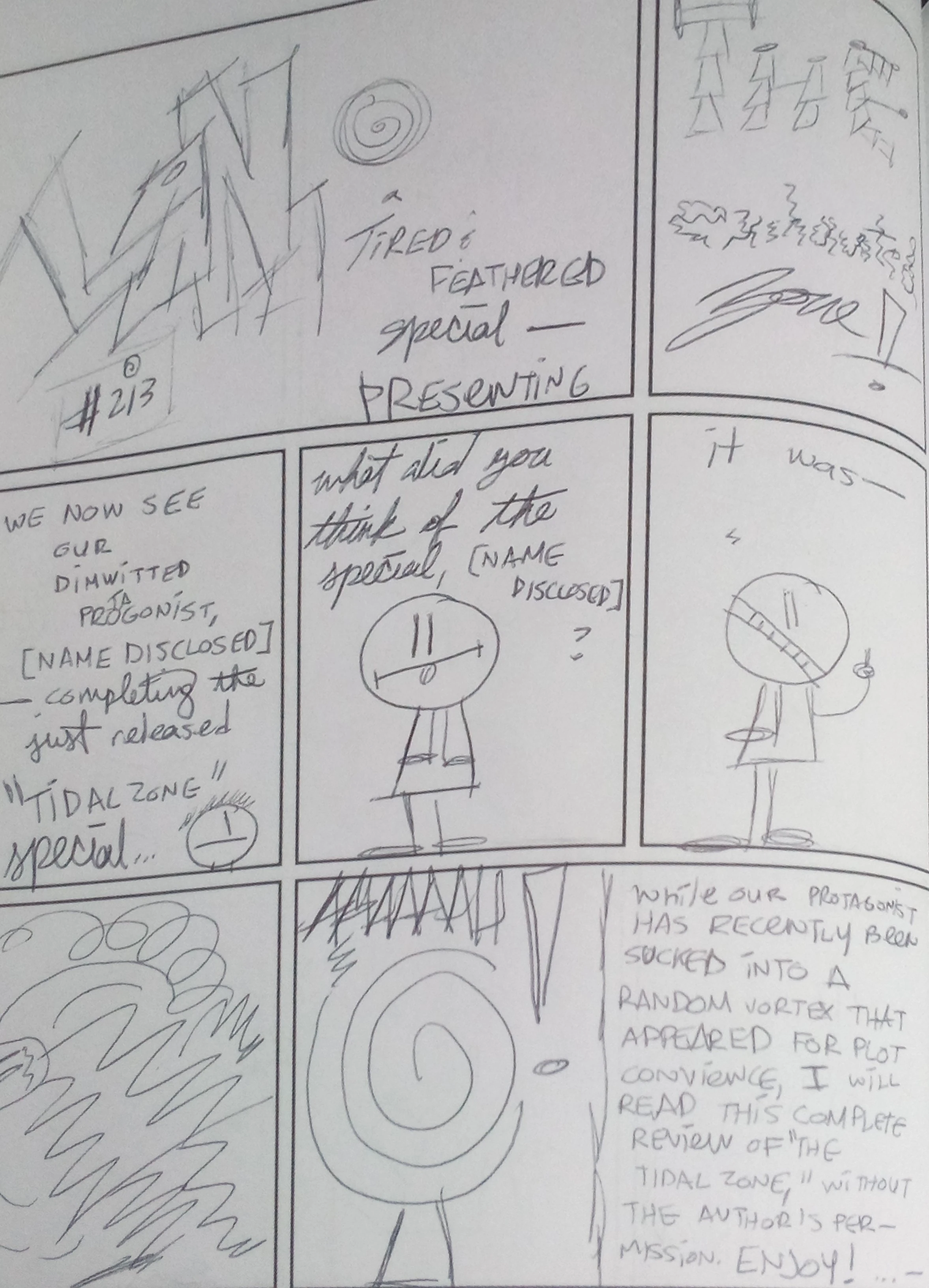 TiredandFeathered Presents "The Exhausted Zone" a Tidal Zone review