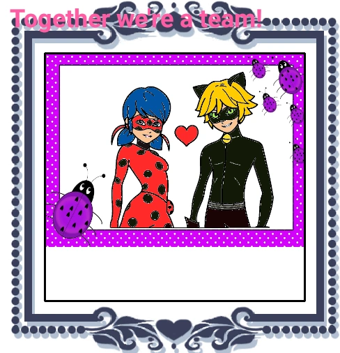 Ladybug Cat Noir Drawing Plus Quote Fandom