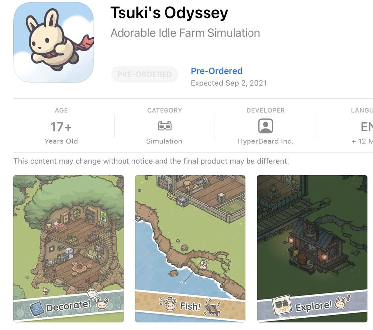 Brand New Adventure Mobile Game, Tsuki's Odyssey, Now Available