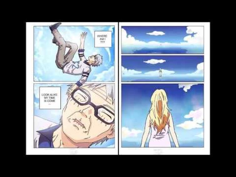 Shigatsu wa Kimi no Uso - Kousei and Kaori in Heaven - last scene